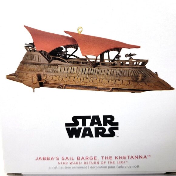 Hallmark Other - Hallmark Ornament 2023 Star Wars Jabba's Sail Barge The Khetanna boat ship NEW